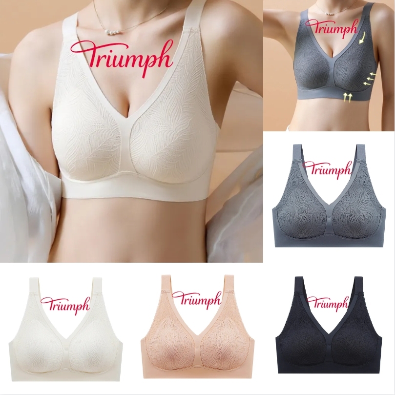TRIUMPH – 3 buc. 💥Lenjerie subțire din latex, respirabilă, fără cusături [75A-110D]